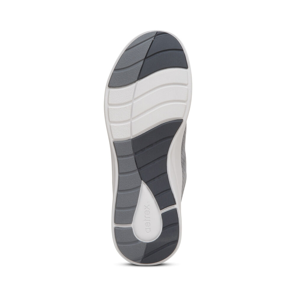 Aetrex Women's Kimmy Arch Support Sneakers - Grey | USA EHTCW64